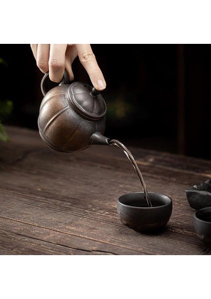 Yaldız Demir Sır Meyve Çaydanlık Porselen Kung Fu Çay Seti Retro Çaydanlık Çay Makinesi Küçük Pot Tek Çaydanlık Seramik Çaydanlık | Çaydanlıklar (Yurt Dışından)