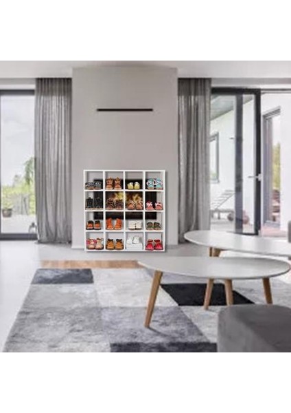 Ahşap Beyaz 16 Izgara Depolama Raf 1: 12 Dollhouse Minyatür Bebek Evi Dekor Raflar Ekran Duvar Rafları Kitaplık Dollhouse | Depolama Tutucular ve Amp;raflar (Yurt Dışından) fırsatları