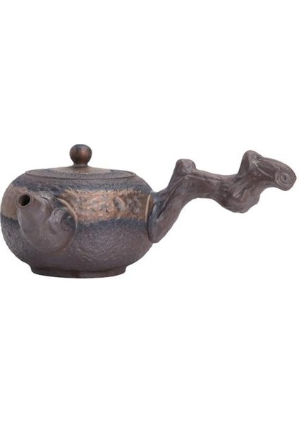 Çin Stoneware Çaydanlık Seramik Yan Kolu Çay Potu El Yapımı Su Isıtıcısı Antik Teaware Çay Töreni Hediyeler 220ML | Çaydanlıklar (Yurt Dışından)