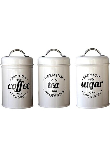 Mutfak Kutuları Set Gıda Depolama Konteynerleri Mükemmel Teneke Kutu Şekeri | Şişeler, Jars & Amp;kutular (Yurt Dışından)