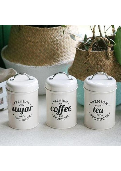 Mutfak Kutuları Set Gıda Depolama Konteynerleri Mükemmel Teneke Kutu Şekeri | Şişeler, Jars & Amp;kutular (Yurt Dışından)