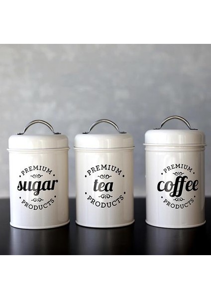 Mutfak Kutuları Set Gıda Depolama Konteynerleri Mükemmel Teneke Kutu Şekeri | Şişeler, Jars & Amp;kutular (Yurt Dışından)
