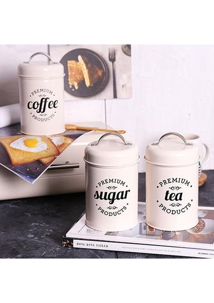 Mutfak Kutuları Set Gıda Depolama Konteynerleri Mükemmel Teneke Kutu Şekeri | Şişeler, Jars & Amp;kutular (Yurt Dışından)