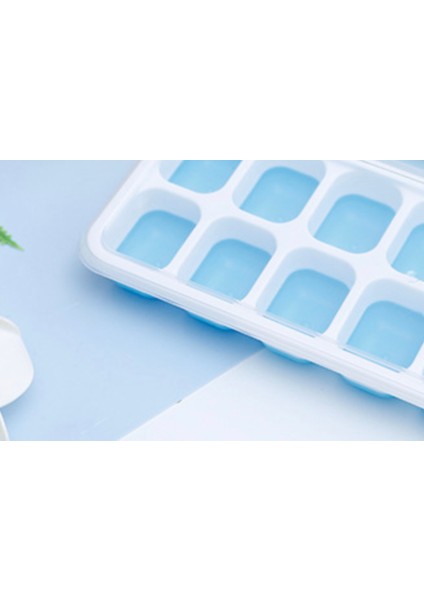 4 Adet Esnek Buz Küpü Tepsileri Kapak Silikon Buz Küp Kalıp Kapak Buz Tepsileri Maker Kapaklı Plastik Yeşil | Dondurma Makineleri (Yurt Dışından)