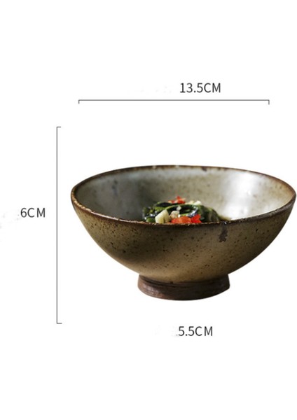 Japon Tarzı Japon Tarzı Seramik Retro Set Sofra El Yapımı Stoneware Ev Pirinç Kase Mutfak Homestay Adı Açık | Kaseler (Yurt Dışından)