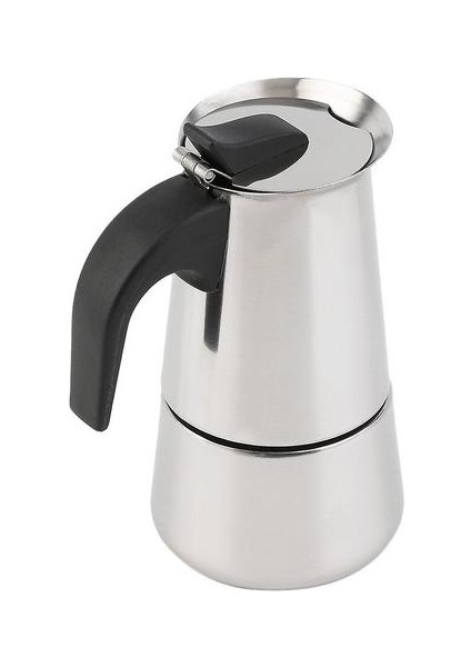 2/4 / 6-Fincan Percolator Soba Üst Kahve Makinesi Moka Espresso Latte Paslanmaz Pot (Yurt Dışından)