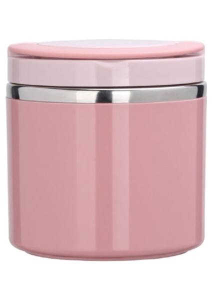 1000ML Kahvaltı Kupası Yulaf Lapası Kupası Çorba Kupası Çorba Paslanmaz Çelik Öğle Yemeği Kutusu ile Püresi ile Pirinç | Öğle Yemeği Kutuları (Pembe) (Yurt Dışından)