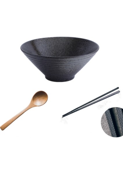 Japon Yaratıcı Sofra Seti, Ticari Bambu Şapka Seramik Kase, Ev Büyük Ramen, Pirinç, Erişte, Çorba Kase | Kaseler (Yurt Dışından)