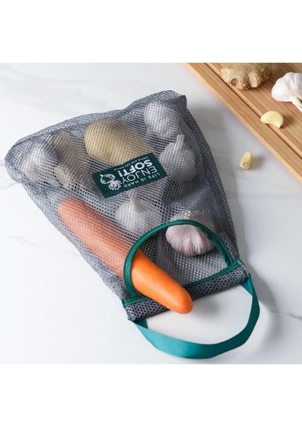 6 Adet Mutfak Çöp Çöp Saklama Çantası Soğan Tutucu Sebze Patates Asılı Mesh Meyve Zencefil Organizatör Konteyner Sarımsak Gıda | Çanta ve Amp;sepet (Yurt Dışından)