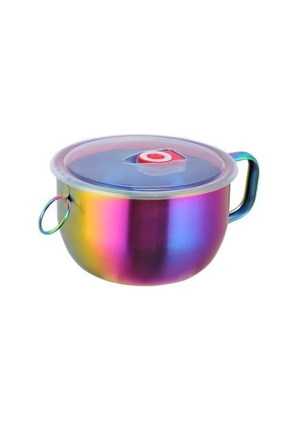 1 Adet Işlevli Noodle Kase Kolu Yüzük Salatası ile Dondurma Çorba Anında Noodle Kase Gıda Konteyner Mutfak Masaları | Kaseler (Yurt Dışından)