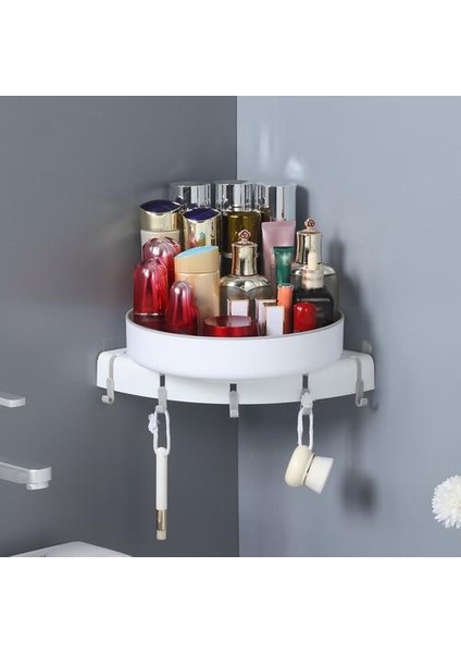 Mutfak Depolama Kozmetik Raf Ev Organizatör Banyo Aksesuarları Punch Ücretsiz Banyo Köşe Rafları Şampuan Tutucu Duvara Dağı | Çanta ve Amp;sepet (Yurt Dışından) modelleri