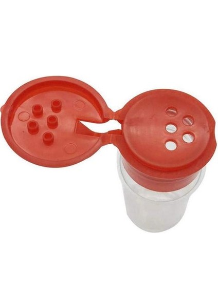 Barbekü Baharat Tuzu Biber Vb Depolamak Için 50 Boş Plastik Baharat Şişesi Takımı. 100ML / 3.3oz, Kırmızı | Tuz Domuzları, Mahzenler ve Amp;sunucular (Yurt Dışından)