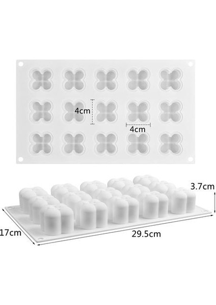 3D Küçük Küp Mum Kalıp Silikon Mum Kalıpları Için Dıy El Yapımı Mum Yapımı | Kek Kalıpları (Yurt Dışından)