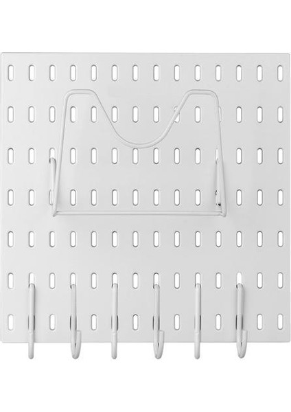 10 Adet / Takım Pegboard Kombinasyon Kiti Arasında 28 cm Pegboard Panel Kanca Pan Kapak Tutucu Mutfak Pegboard Duvar Organizatör Için | Duvara Monte Mutfak Rafları (Yurt Dışından)