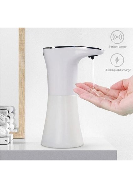 Otomatik Sabunluk Dağıtıcı Dokunuşsuz Ir Sensörü Sıvı El Yıkama Mutfak Banyo Sprey Jel Pompa Köpük Jeneratör Dezenfeksiyon Aracı | Sıvı Sabunluk (Yurt Dışından)