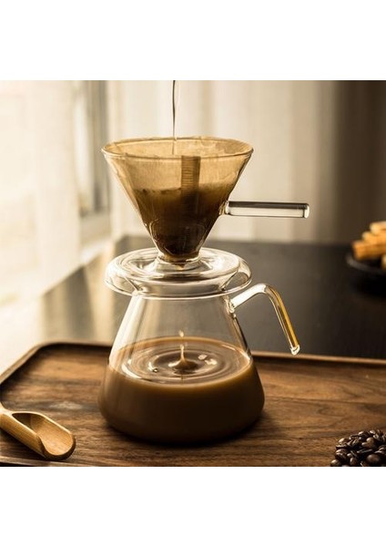 Taşınabilir Damla Kahve Makinesi Cam Pot Espresso Makinesi Su Isıtıcısı Percolator Süt Sürahi Çay Potu Yeniden Kullanılabilir Kahve Filtreleri | Kahve Döşemeleri (Yurt Dışından)