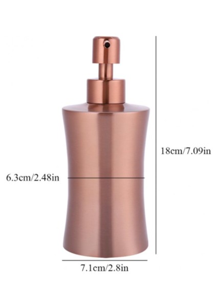 400 ml Sıvı Sabunluk 304 Paslanmaz Çelik Şampuan Losyon Dağıtıcı Ev Otel Banyo Aksesuar El Pompası | Sıvı Sabunluk (Yurt Dışından) fırsatları
