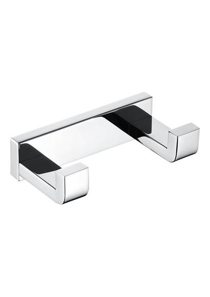 Havlu Kanca Çift Robe Kanca Paslanmaz Çelik Krom Kaplama Duvar Askısı Havlu Banyo Robe Kanca Için Robe Askısı | Robe Hooks (Yurt Dışından)