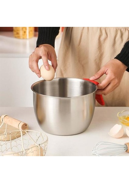 1 Adet Paslanmaz Çelik Yumurta Töta Kase Karıştırma Kase Salata Kase Kolu ile | Yumurta Çırpıcı (Yurt Dışından) fiyatları