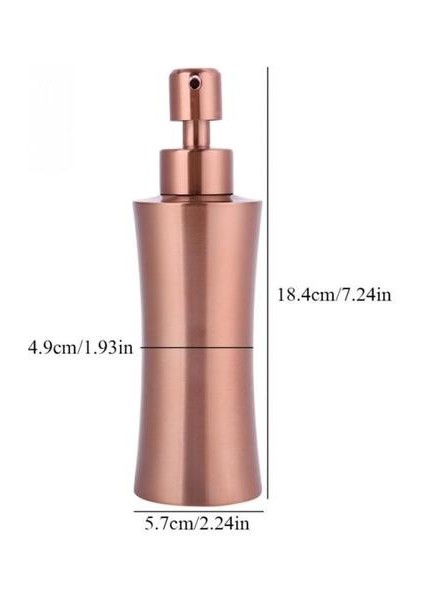 250 ml Sıvı Sabunluk 304 Paslanmaz Çelik Şampuan Losyon Dağıtıcı Home Hotel Banyo Aksesuar El Pompası | Sıvı Sabunluk (Yurt Dışından)
