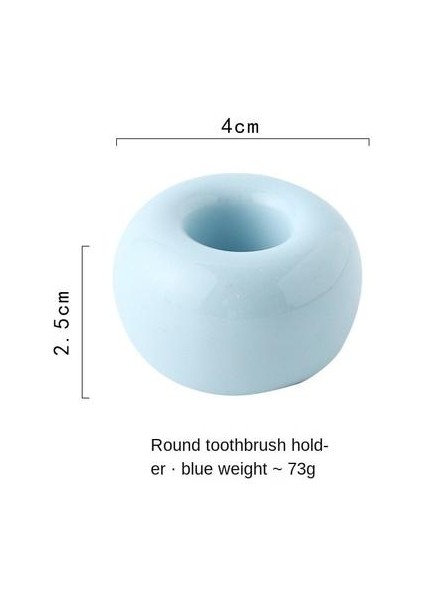 Pratik Mini Seramik El Yapımı Diş Fırçası Tutucu Banyo Vanity Sayacı Için Standı Taşınabilir Seyahat Diş Fırçası Tutucu Kalem Tutucu | Diş Fırçası ve Amp;diş Macunu Tutucular (Yurt Dışından)