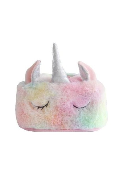 3 Adet Yaratıcı Unicorn Havlu Seti Doku Kutusu Yatak Odası Masaüstü Dekorasyon Kız Kalp Doku Seti I Pembe Pembe Peluş Ev Havlu Seti | Doku Kutuları (Yurt Dışından)