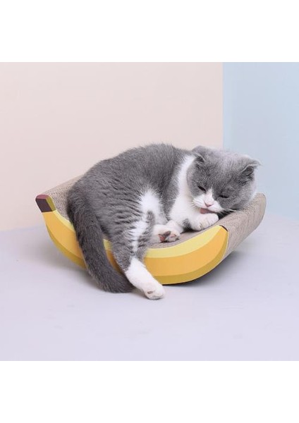 Banana Gibi Kedi Scratcher Kurulu Ev Yavru Kedi Oynayan Kanepe Pençe Taşlama Pedi Kalifiye | Mobilya ve Amp;çizikler (Yurt Dışından)