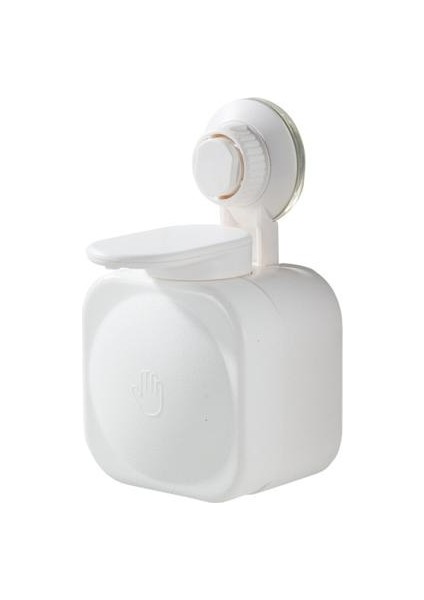 350 ml Sıvı Sabunluk Sabunluk Manuel Basın Sıvı Sabun Dağıtıcı Mutfak Banyo Hiçbir Trace Duvara Montaj Sabunluk | Sıvı Sabun Dağıtıcıları (Beyaz) (Yurt Dışından)