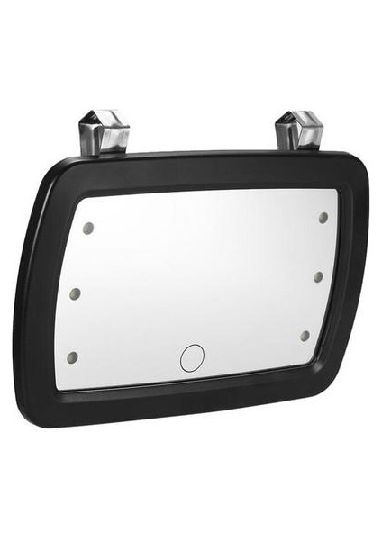 Araba Güneş Visor Ayna Makyaj Güneş Gölgelendirme Kozmetik Ayna Vanity Ayna Otomobil Makyaj Aynası Altı LED Işıkları ile Araba Styling | Banyo Aynaları (Yurt Dışından)