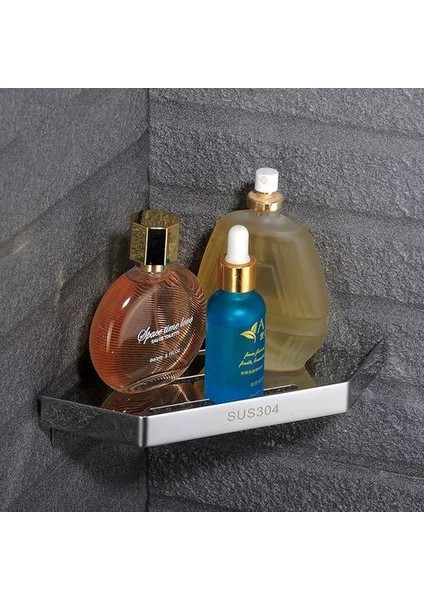Köşe Raf Paslanmaz Çelik Duş Caddy Anti Pas Köşe Depolama Duş Organizatör Duvara Montaj Mutfak Banyo | Banyo Rafları (Yurt Dışından) modelleri