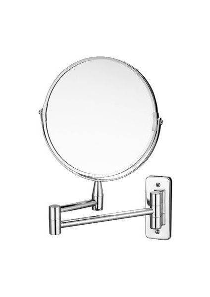 Bakır Güzellik Ayna Duvara Monte Katlanır Çift Taraflı Teleskopik Ayna Banyo Vanity Ayna 3 Kez Büyütme (Yurt Dışından)