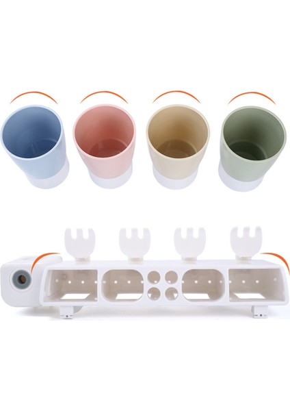 37 cm Diş Fırçası Tutucu Organizatör Fincan Duvar Montaj Elektrikli Diş Fırçası Tutucu Tuvalet Accessori Bagno Banyo Aksesuarları EA6YSJ | Diş Fırçası ve Amp;diş Macunu Tutucular (Yurt Dışından) modelleri