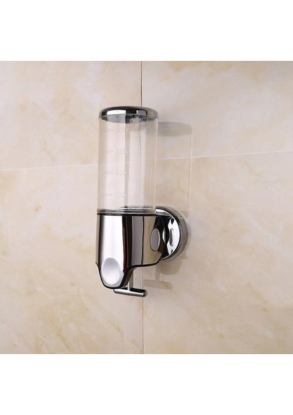El Sabunluk Duvara Monte Duş Sıvı Dağıtıcı Banyo Tuvalet Sabunluk Pompası | Sıvı Sabunlukları (Şeffaf) (Yurt Dışından)