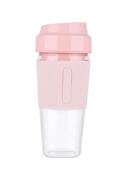 Taşınabilir Blender Meyve Sıkacağı Kupası Mini Akülü Kişisel Seyahat Mikser Smoothies Maker Süt Sallamak Için Karıştırma 300ML | Sıkacaklar (Pembe) (Yurt Dışından)