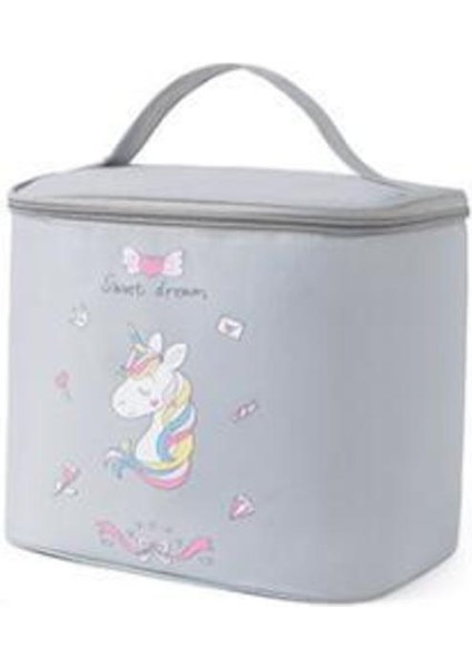 Tek Boynuzlu At Kozmetik Çantası Büyük Kapasiteli Kore Versiyonu Katlanabilir Taşınabilir Seyahat Kozmetik Saklama Çantası Tuvalet Çantası | Kozmetik Çantalar & Amp;davalar (Yurt Dışından)