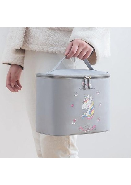 Tek Boynuzlu At Kozmetik Çantası Büyük Kapasiteli Kore Versiyonu Katlanabilir Taşınabilir Seyahat Kozmetik Saklama Çantası Tuvalet Çantası | Kozmetik Çantalar & Amp;davalar (Yurt Dışından) modelleri