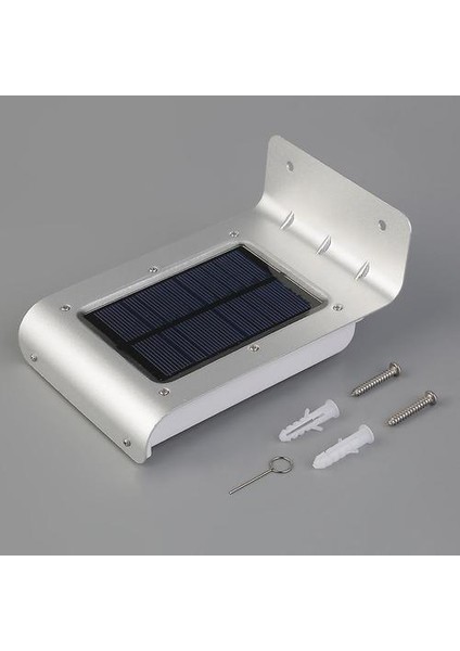 16 LED Güneş Enerjisi Hareket Sensörü Güvenlik Lambası Açık Su Geçirmez Işık (Yurt Dışından)