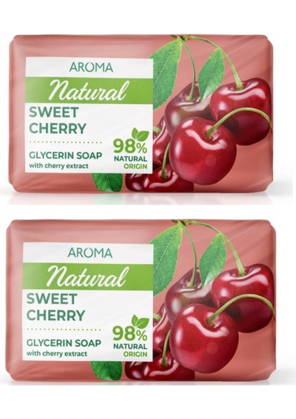 Çilt Sabunu Aroma Natural Elementler Tatlı Kiraz 2 X 100 Gr