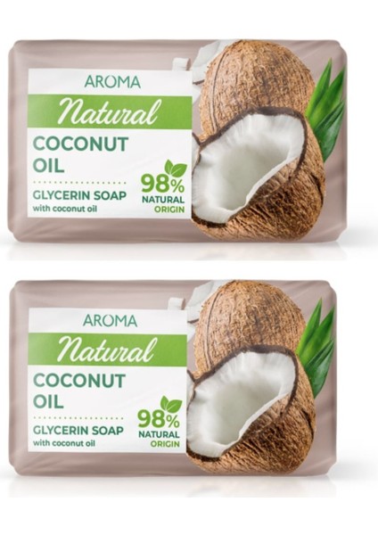 Yüz Yıkama Sabunu Aroma Natural Elementler Hindistan Cevizi Yağı 2 X 100 Gr