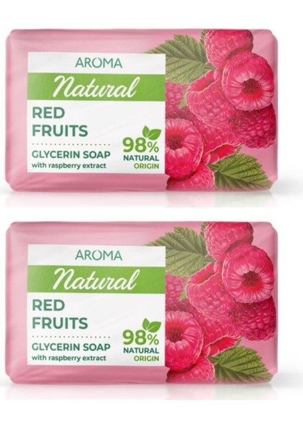 Yüz Yıkama Sabunu Aroma Natural Elementler Kırmızı Meyveler 2 X 100 Gr