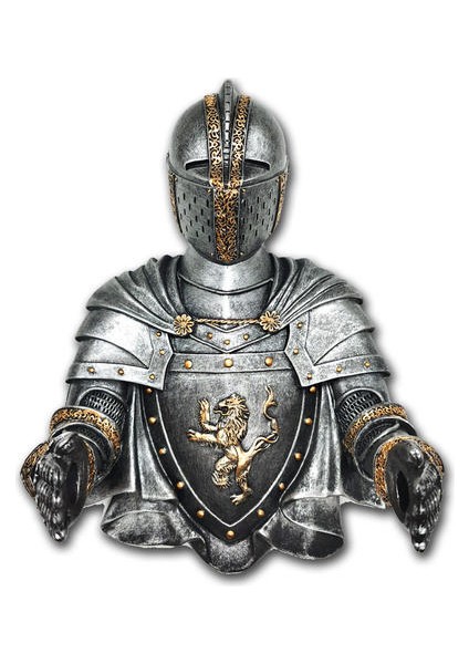 Knight Roma Asker Doku Tutucu Stil Duvar Asılı Yaratıcı Mutfak Rulo Kağıt Doku Kutusu Tuvalet Rulo Standı | Kağıt Tutucular (Gümüş) (Yurt Dışından)