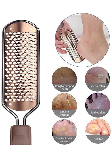 Ayak Dosyası Pedikür Ayak Dosyası Callus Sökücü Büyük Ayak Rasp Devasa Ayak Temizleme Su Geçirmez Ergonomik Kaymaz Sap | Ayak Rasps (Yurt Dışından)