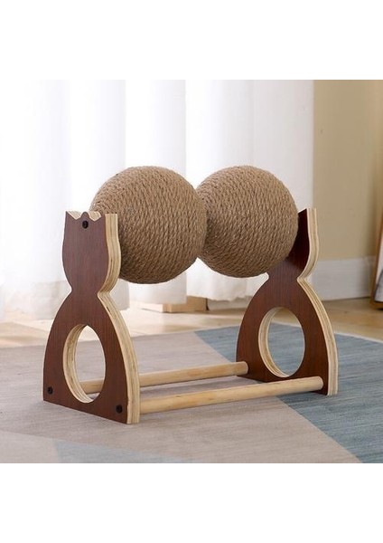 Kedi Oyuncak Pençeleri Öğütmeli Katı Ahşap Sisal Topu Yepyeni Kedi Scratcher Oyuncaklar Çizilme Yavru Kedi Çerçeve Çizik Gönderi | Mobilya ve Amp;çizikler (Yurt Dışından) modelleri