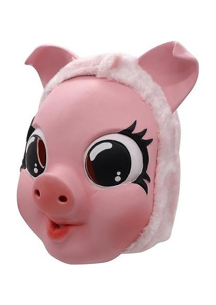 Öldürme Arifesi Domuz Başlık Maskesi Cosplay Sahne (Yurt Dışından)