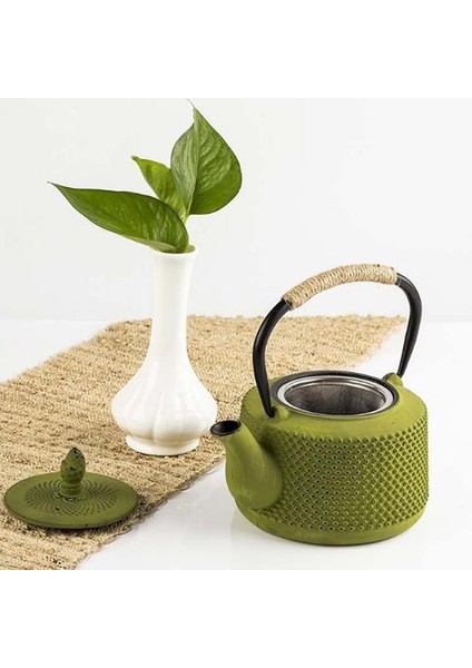 Çaydanlık Japon Dökme Demir Demlik ile Demlik Filtre Gaz Soba Su Isıtıcısı Metal Kırmızı Çaydanlık Kaldırma Demir Kettle Kung Fu Çay Seti | Çaydanlıklar (Yurt Dışından) fırsatları