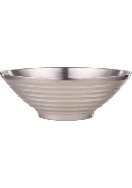 Ramen Çorbası Kase 304 Paslanmaz Çelik Mutfak Aletleri Kase Gümüş Renk Boyutu 20 Cm, 1 Parça | Kaseler (Yurt Dışından)