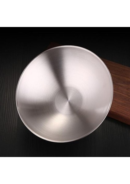 Ramen Çorbası Kase 304 Paslanmaz Çelik Mutfak Aletleri Kase Gümüş Renk Boyutu 20 Cm, 1 Parça | Kaseler (Yurt Dışından)