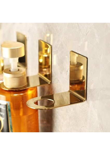 Tuvalet Banyo Aksesuarları Duş Jel Raf Ücretsiz Perforasyon Duvar Asılı Şampuan El Dezenfektanı Duvardaki Duvar Depolama Raf | Banyo Rafları (Yurt Dışından) fırsatları