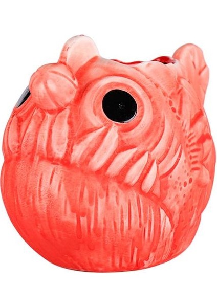 Net Kırmızı Piranha Kaba Seramik Yaratıcı Kişilik Kupası Bar Kokteyl Cam Sevimli Fener Balık Şarap Cam Hip Flask | Hıp Şişeleri (Yurt Dışından)