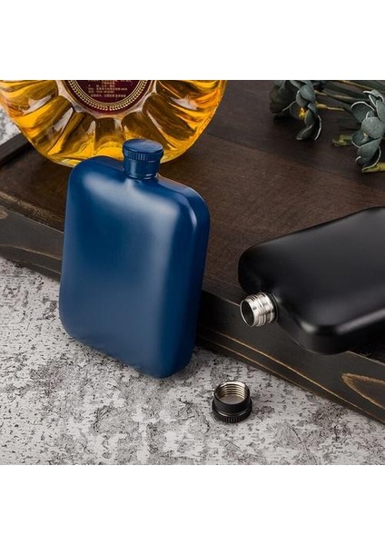 Paslanmaz Çelik Hip Flask 180 ml Kalın Kare Taşınabilir Şarap Şişesi Hip Flask Açık Seyahat Decantador Vino Barware Seti (Yurt Dışından)